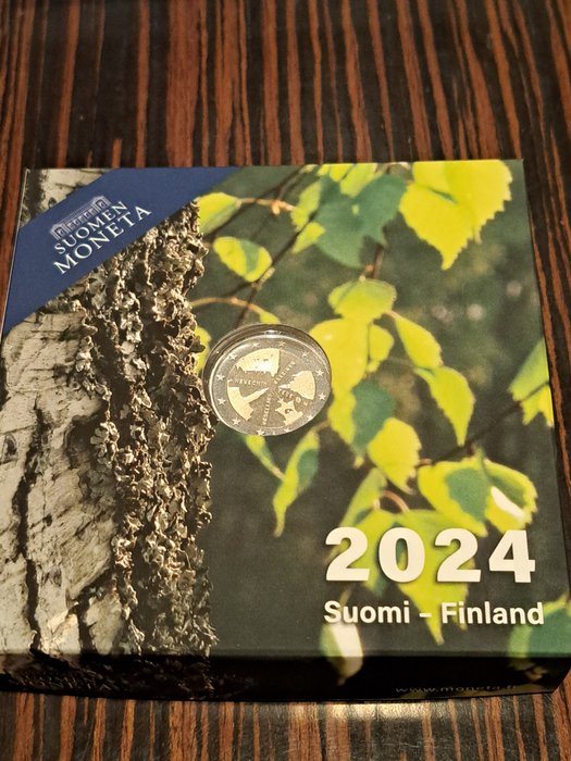 Finland. 2 Euro 2022/2024 (2 moedas) Proof  (Ingen mindstepris)