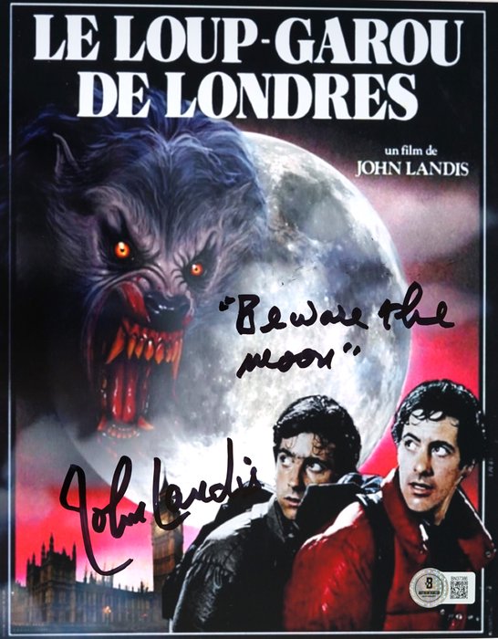 An American Werewolf in London - John Landis (Director) - Autograph, Photo With Beckett COA