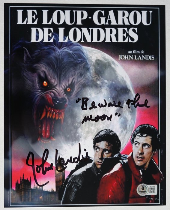 An American Werewolf in London - John Landis (Director) - Autograph, Photo With Beckett COA