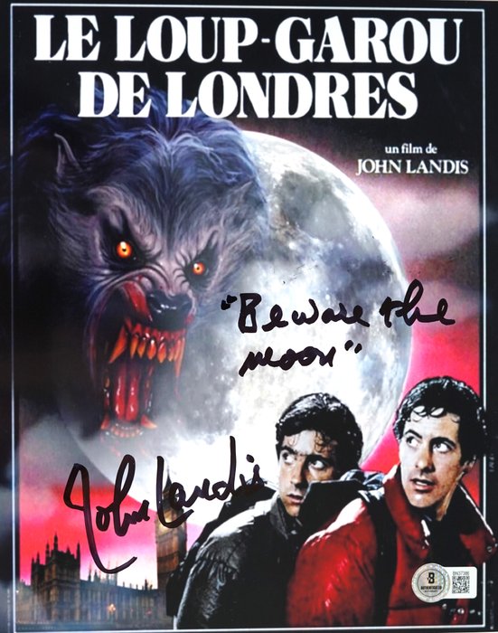 An American Werewolf in London - John Landis (Director) - Autograph, Photo With Beckett COA