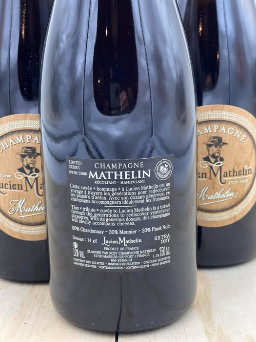 Mathelin, "Cuvée Lucien Mathelin" - Champagne Brut - 6 Flasker (0,75 L)