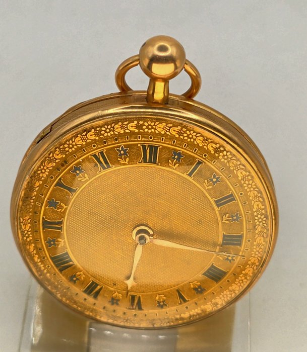 Vacheron  Constantin- 18K Gold Lepine  - Quarter Repeater - Goldziffernblatt - Manufakturwerk - Schweiz omkring 1770