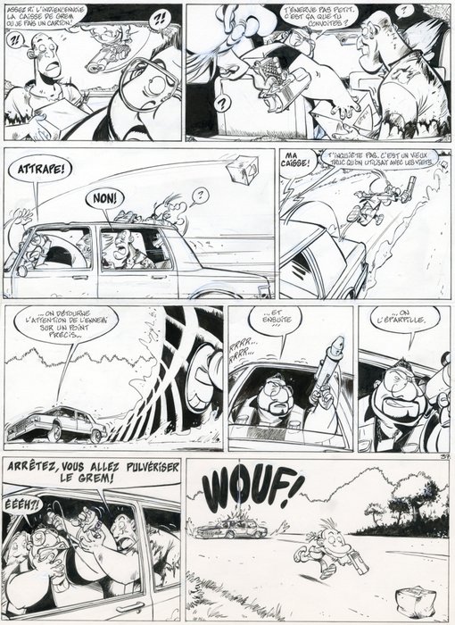 Léturgie, Simon - 1 Original page - Spirou (magazine)