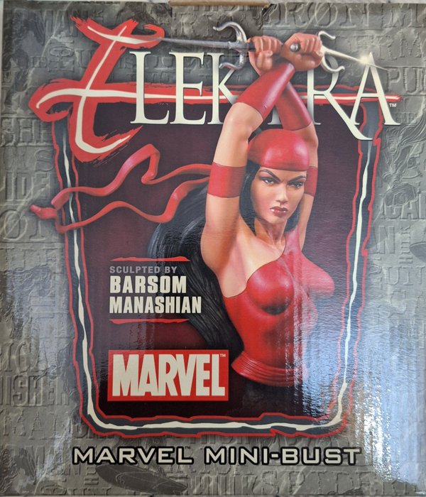 Marvel  - Actionfigur Elektra Bust by Barsom Manashian - 1990-2000 - U.S.A.