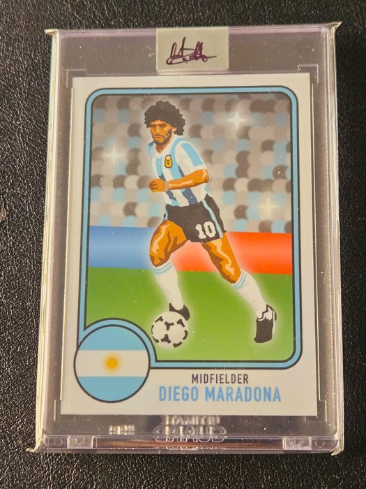 1986 Giovanni Customs Diego Maradona - Argentina 03/10 - 1 Card - Næsten så god som ny (NM)