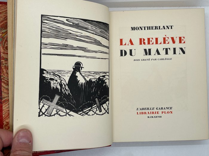 Henry de Montherlant; Carlègle - La Relève du Matin - 1928