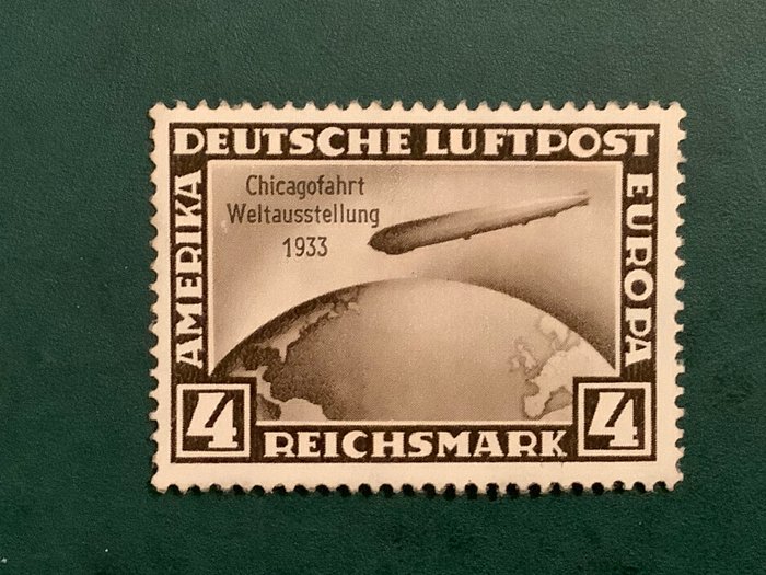 Tyske Kejserrige 1933 - 4 Mark Chicagofarth (xx) - Michel 498