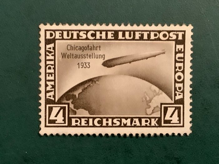 Tyske Kejserrige 1933 - 4 Mark Chicagofarth (xx) - Michel 498