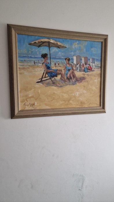 Antonius Toon van Asten (1949) - Strandgezicht