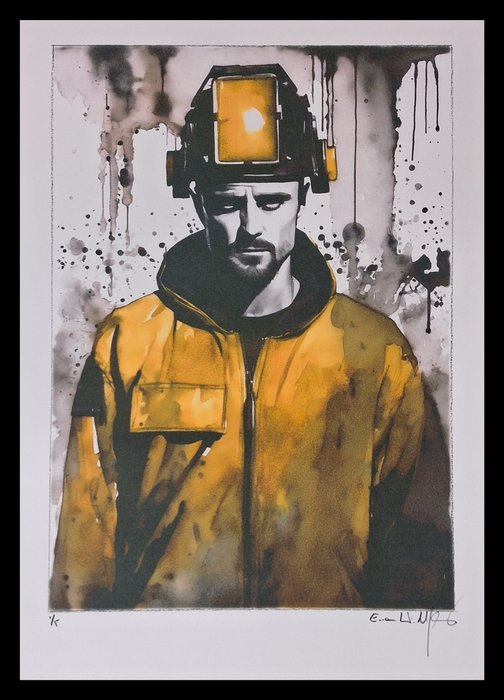 Breaking Bad - Jesse Pinkman - watercolor edition by Emma Wildfang - Large size