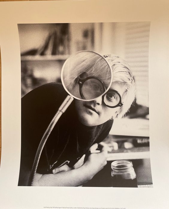 Godfrey Argent - David Hockney May 1969 copyright National Portrait Gallery printed in the UK