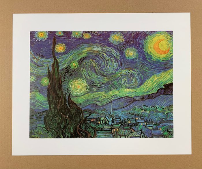 Vincent van Gogh (after) - Starry Night 1889 - Artprint - 40 x 50 cm