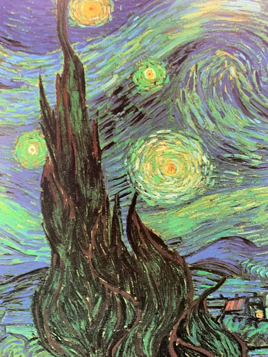 Vincent van Gogh (after) - Starry Night 1889 - Artprint - 40 x 50 cm