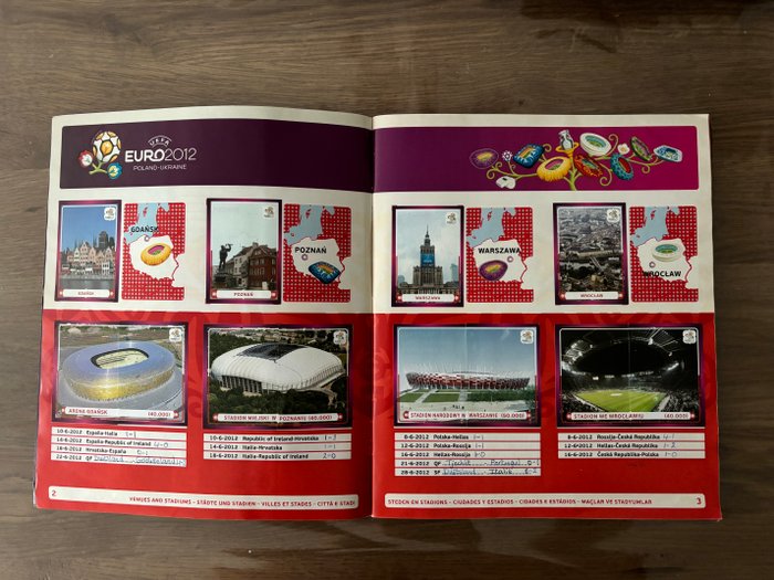 Panini - Euro 2012 - Different versions - 2 Complete Album