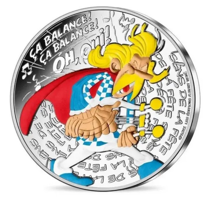 Monnaie de Paris - Asterix - Sens de lat fête - 20€