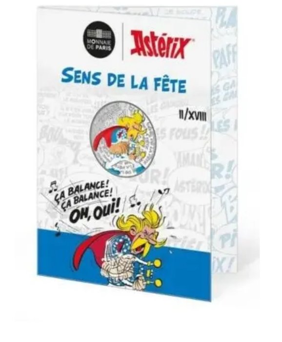 Monnaie de Paris - Asterix - Sens de lat fête - 20€