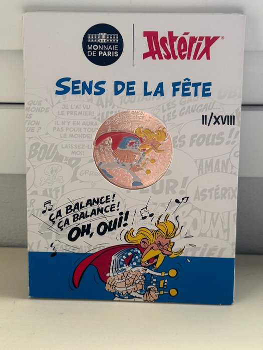 Monnaie de Paris - Asterix - Sens de lat fête - 20€