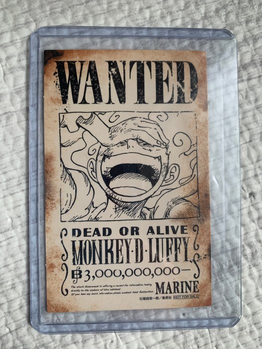 One Piece - 1 Luffy Nika Wanted Book Limited Promo card - 2023