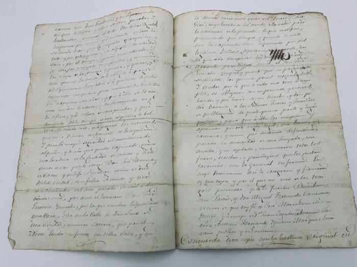 José González - Documento notarial relativo al alquiler de una casa en la ciudad de Montevideo - 1820