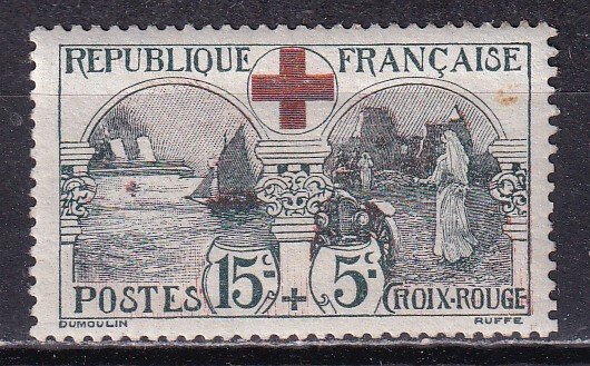 Frankrig 1918 - Au Profit de la Croix-Rouge - Yvert 156