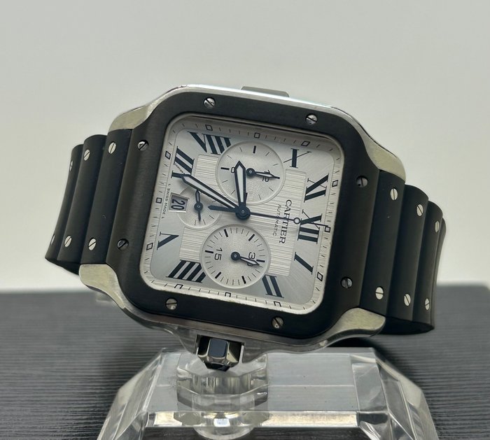 Cartier - Santos De Cartier Chronograph - WSSA0017 - Mænd - 2020+