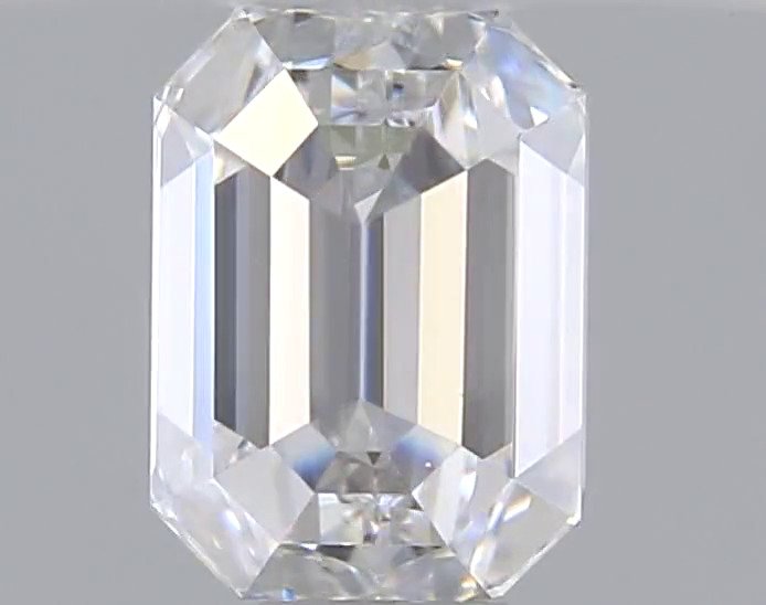 Ingen mindstepris - 1 pcs Diamant  (Natur)  - 0.40 ct - Smaragd - E - VVS1 - Gemological Institute of America (GIA) - *VG*