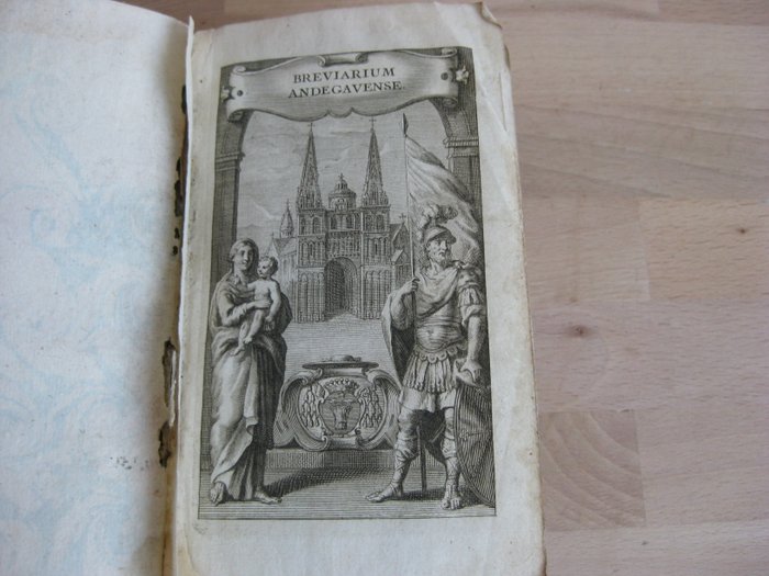 Michel Poncet de la Rivière - Brevarium andegavense - 1717