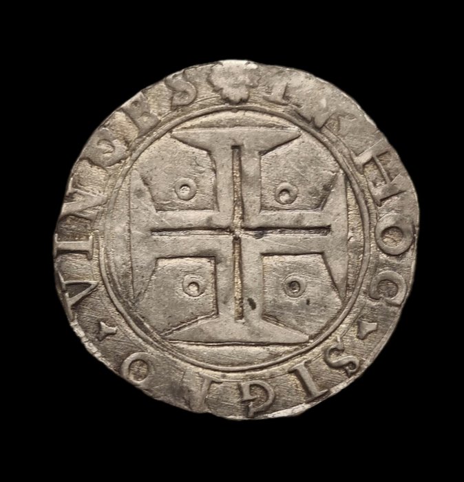 Portugal D Sebastião I (1557-1578) Tostão (100 Reais) - Lisboa - PORTVG∶ETAL - Escudo Solto