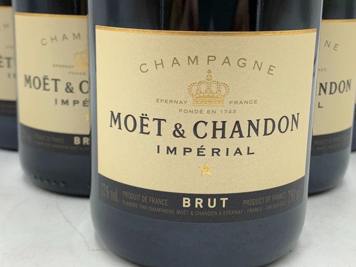 Moët  Chandon, Impérial - Champagne Brut - 6 Flasker (0,75 L)