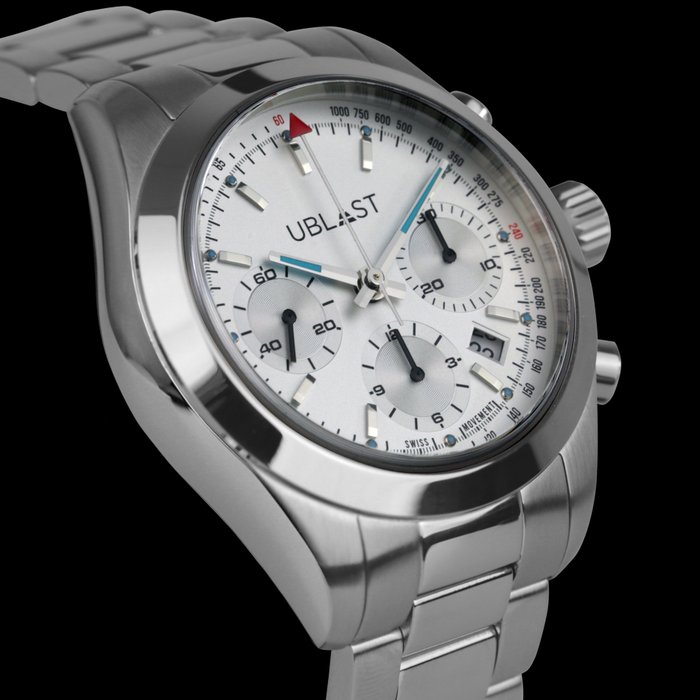 Ublast - Explorer Chronograph - UBEXCHR40WG - Automatic Swiss MOVT - Mænd - Ny