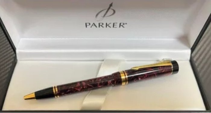 Parker - Duofold Centennial red marble - Kuglepen