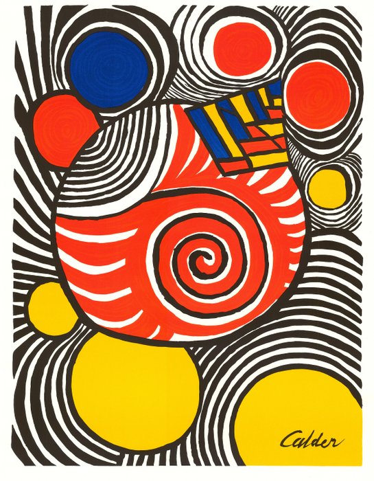 Alexander Calder (1898-1976), (after) - Composition