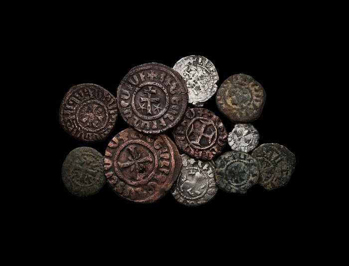 Armenien. A very beautiful Collection of 11x Crusader era Selected Armenian Coins 9th - 12th centuries AD  (Ingen mindstepris)