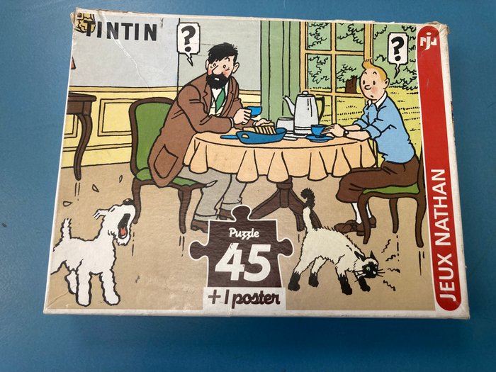 Tintin - 3 Spil - Nathan - 1993