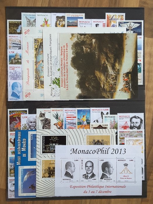 Monaco 2012/2013 - 2 hele år med nuværende frimærker - Yvert 2809 à 2906 sans les timbres non émis