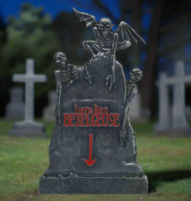 Beetlejuice -  - Filmrekvisitter Limited Edition Betelgeuse Gravestone (perfekt stand, aldrig åbnet)