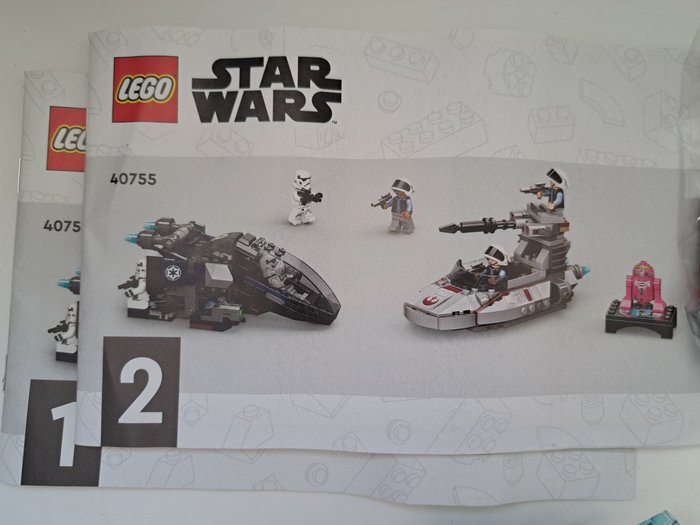 Lego - Star Wars - 40755 - 3x Imperial Dropship vs Rebel Scout Speeder - 2000-2010