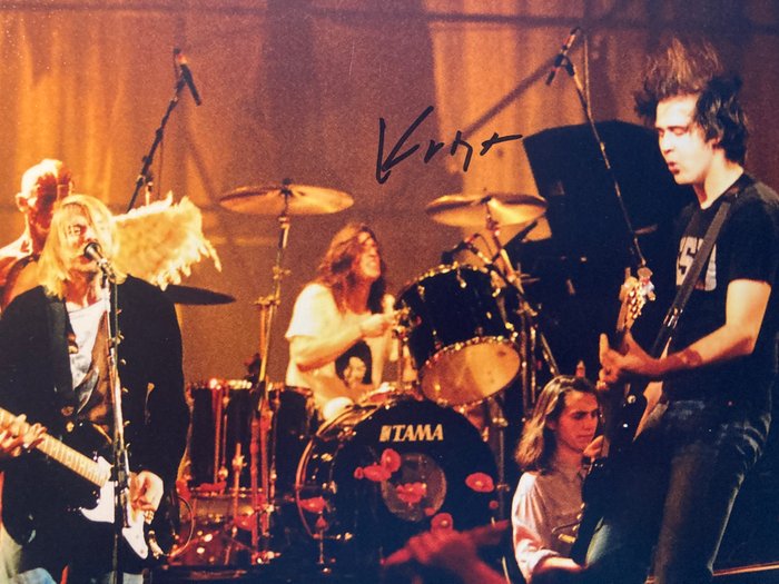 Krist Novoselic - Nirvana - Signed Photo - 20x25cm - with BECKETT COA - Photo