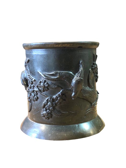 Brush pot 19th Century - Penselholder - Bronze