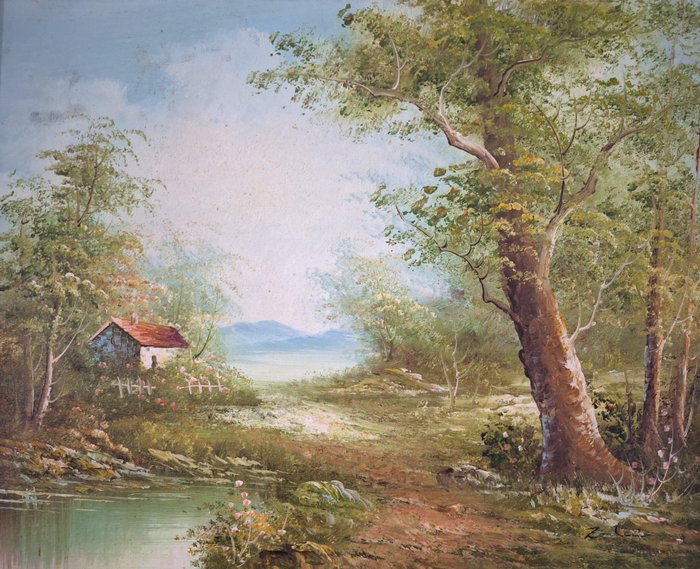 Fransk skole (XX) - Paysage de nature