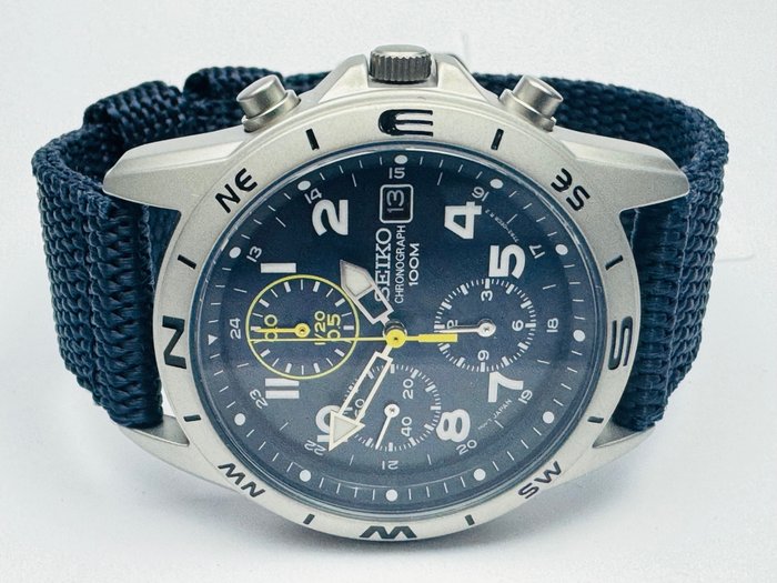 Seiko - Chronograph - Ingen mindstepris - 7T92-0DX0 - SND379R - Mænd - 2011-nu