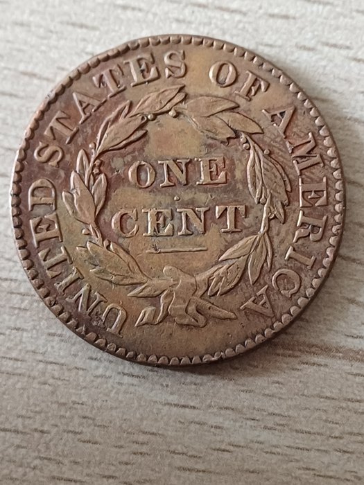 Förenta staterna. 1 Cent 1831 Coronet Head  (Ingen mindstepris)