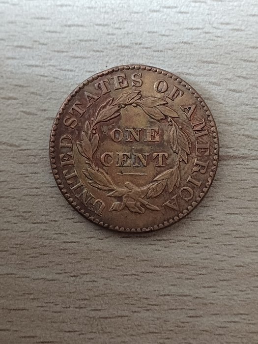 Förenta staterna. 1 Cent 1831 Coronet Head  (Ingen mindstepris)