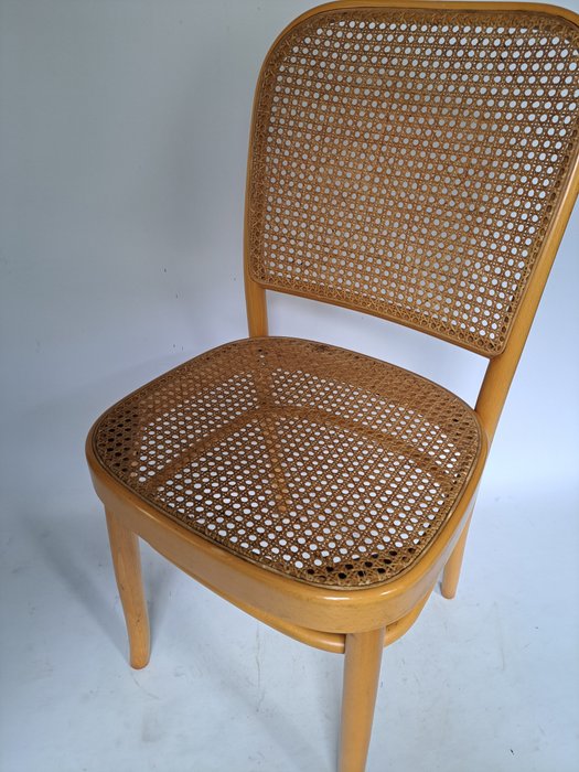 Spisestue stol - Træ, webbing - Vintage bendwood med webbing stol i Thonet stil