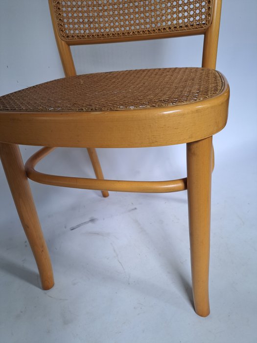 Spisestue stol - Træ, webbing - Vintage bendwood med webbing stol i Thonet stil