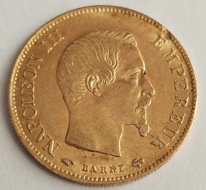 Frankrig Napoléon III (1852-1870) 10 Francs 1858 A-Paris