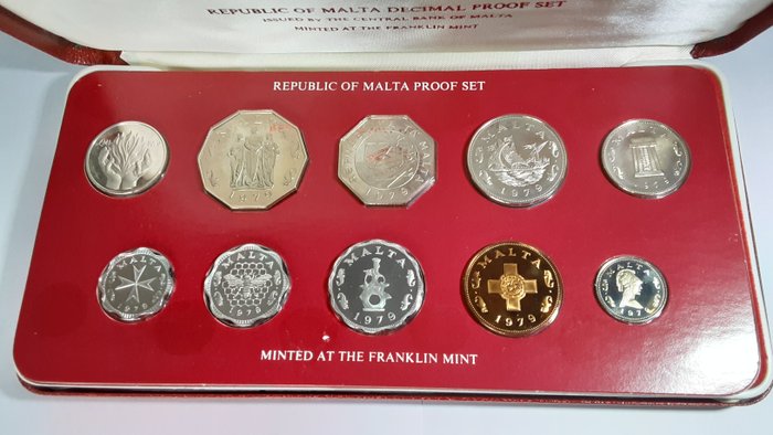 Malta Proof Set 1979  (Ingen mindstepris)