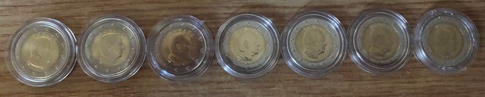 Monaco. Euro 2001/2022 (39 monedas)  (Ingen mindstepris)