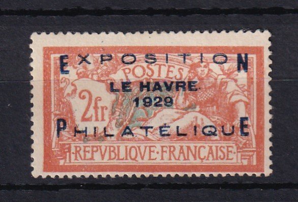 Frankrig 1929 - signeret Brun Le Havre udstilling - Yvert n°257A