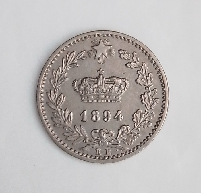 Italien, Kongerig Umberto I. 20 Centesimi 1894/1895  Roma-Berlino (3 monete)  (Ingen mindstepris)